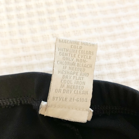 J. Jill Pull On Split Hem Black Stretch Crop Pants - Picture 6 of 9